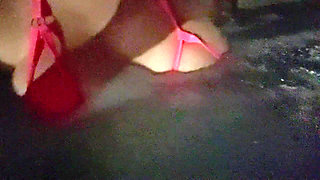 Artemisia Love Sexy Micro Bikini in the Jacuzzi Late at Night