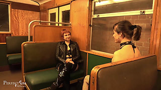Deepthroated on the Train