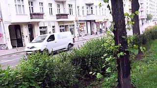 Public Pickup: Brunette Bratty Slut from Germany