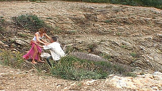 Naughty Couple Doing Anal Sex on the Beach