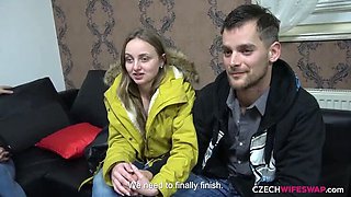 Amateur Czech Party: Nicole Love & Lady Bug Blowjob Cumshot Orgy