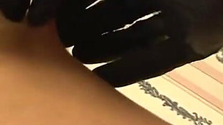 Humiliates masked petite woman