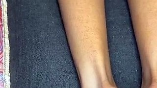 Amateur Foot Fetish Girlfriend Sucks and gives a Footjob