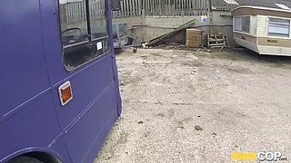 Fucking Anal Sex with Brittany Bardot and british policeman - faux cop