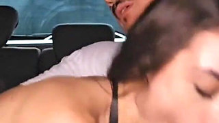 Couple Fucking on the Drive After the Swing Fucked the Ass and Pussy