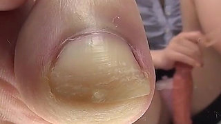 You Want JOI? Smell These Toes, Loser - Sakura Hoshina Spits on Your Cock and Presses Her Reeking Pantyhose in Your Face