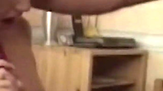 Dirty Asian with a Tongue Piercing Swallows Her Used Panties and Uses Alongside Him