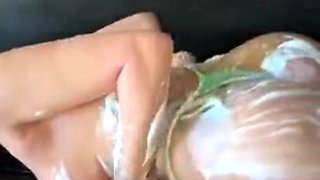 Great Big Boobs On Masturbating Redhead