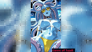 Gol Busty Alien Fantasy Animation