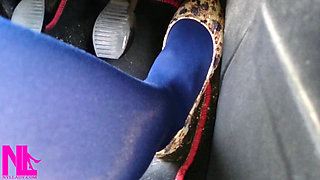 Driving Fast in Flowered Ballet Flats