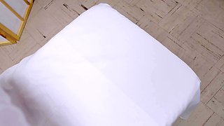 schoolgirl goes to a perverted masseur