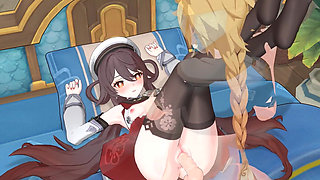 Genshin Impact- Visit Hu Tao’s Home for a Wild Night of Passionate Sex - 3D Hentai Animation