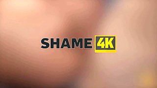Shame4k. he heard something coming from her vulva and couldn't resist