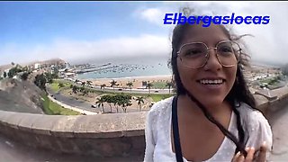 Amateur Latina MILF Elbergaslocas Fucks Subscriber To Keep Secret - Big Natural Tits POV Creampie