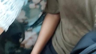 She Lovess to Give Me Handjob on Bus