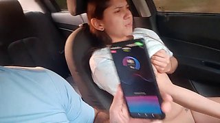 I hitchhike and squirt at myself before I get home