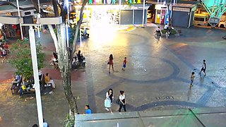 Super hairy pussy Amateur Thai 18yo teen picked up in a mall