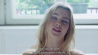 Amateur blonde teen girlfriend toyed and facialized