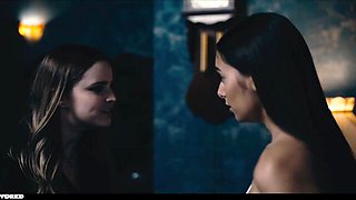 Femdom mindfuck video with irresistible Codi Vore and Shelena from Vored