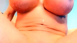 Big boobs horny babe toys her sweet wet hole on cam