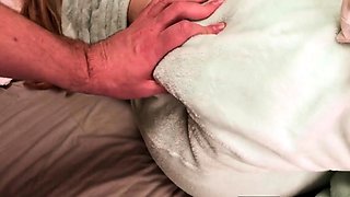 Stepdad Fucks and Creampies Big-Ass Babe Daughter in POV Har