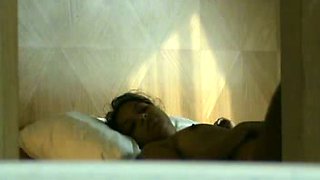 Sleepy busty Indian brunette wifey gets her twat nailed missionary