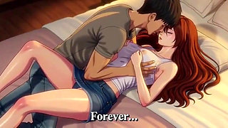 Stepbrother stepsister's dirty chat and seduce for fucking