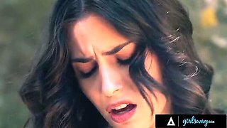 Chanel Camryn & Scarlett Alexis Romantic Piano Sex - Asian Babes Fingering & Pussy Eating Outdoors