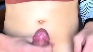 Allie Cheeks Intense Masturbation With Huge Cumshot