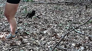 A Voyeur in the Forest Fucks 2 Bitches
