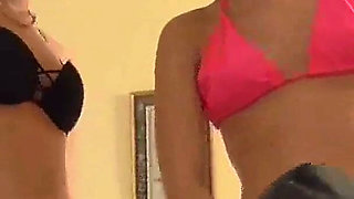Sexy Teen Twins Torment One Poor Dude