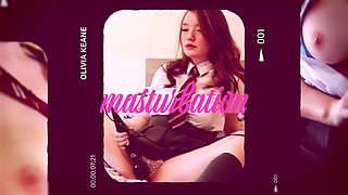 18 Year Old Schoolgirl Sucks Her Older Teacher And Swallows His Cum - OliviaKeane