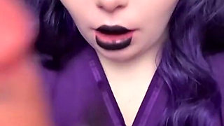 Caught the Fat Goth Nurse Masturbating