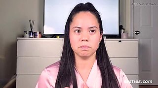 American Babe Sativa Masturbates with Vibrator and Paddle - Solo Fetish Play HD