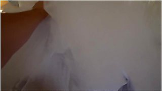 Bimbo Bride Gets Fucked By Husband On Wedding Night gets Covered In Cum
