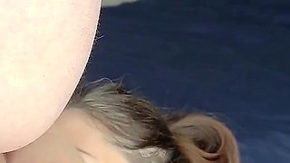 I Played with Daddys Dick and Sucked His Balls to Make Him Cum in My Mouth