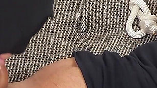 After 2 Orgasms in a Row, This Tied-up Female Wedgie Slave Gets a Deepthroat Cum Humiliation