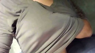 Big-Titted Blonde Latina Touches Her Boobs Solo on Webcam