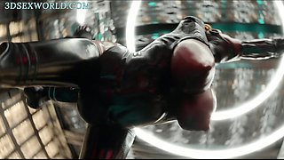 Big Ass Balerina Dominated and Destroyed by BDSM Fuckmachine