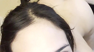 Jasmica, a Beautiful Latina with a Big Ass, Uses a Huge Dildo to Make Me Cum in Gushes