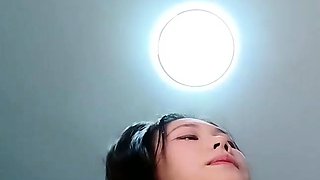 Russian bride masturbates with chair as a toy on webcam