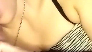 Masturbating with a Massager and Swallowing Cum