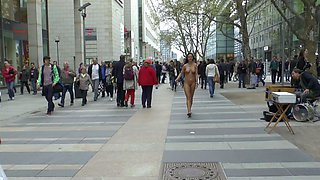 European Brunette Amateur Giving Head In Public