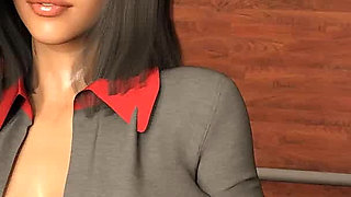 Project Hot Wife: Married Wife Got Stuck in Elevator with Colleague and Let Him Jerk His Cock on Her S3 Episode 11