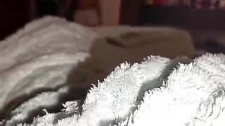 She catches me draining and my step-mom helps me finish off.