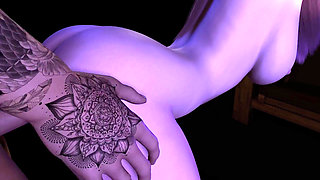 Cheating Girl Betray Her Boyfriend - 3D Hentai Animation V665