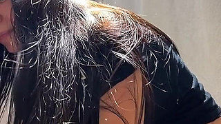 Try on Leggings and Pants, Boobs Tease, Pussy Flashing