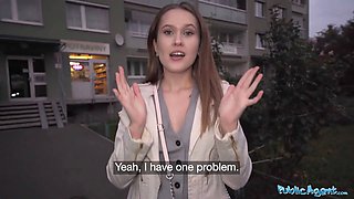 Public agent screwed this young thing while her mummy was next door