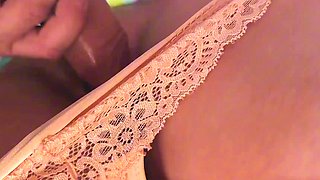 Chick lets a stranger rub his cock on her clit on the public bus