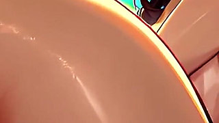 Horny Latina Wife Cheats with Neighbor in Laundry Room - Ai Animation